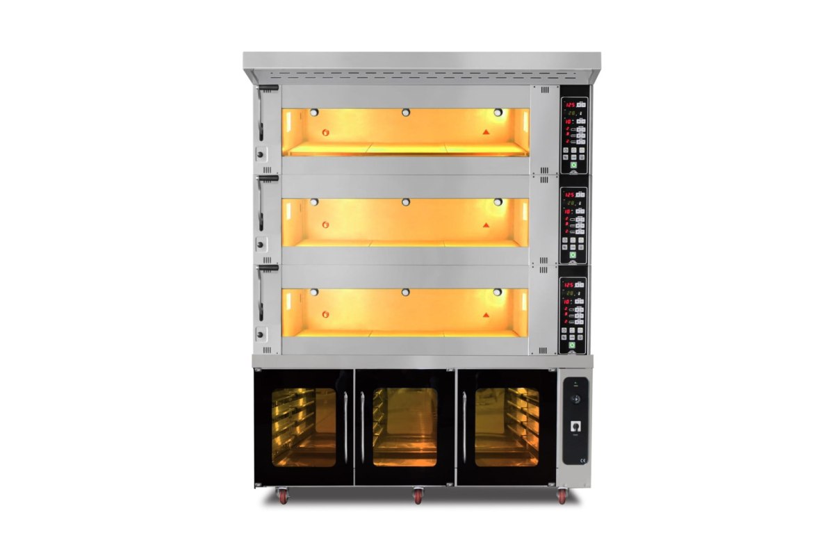 Modułowy piec piekarniczy Resto Quality MT/1400/2 - widok z przodu